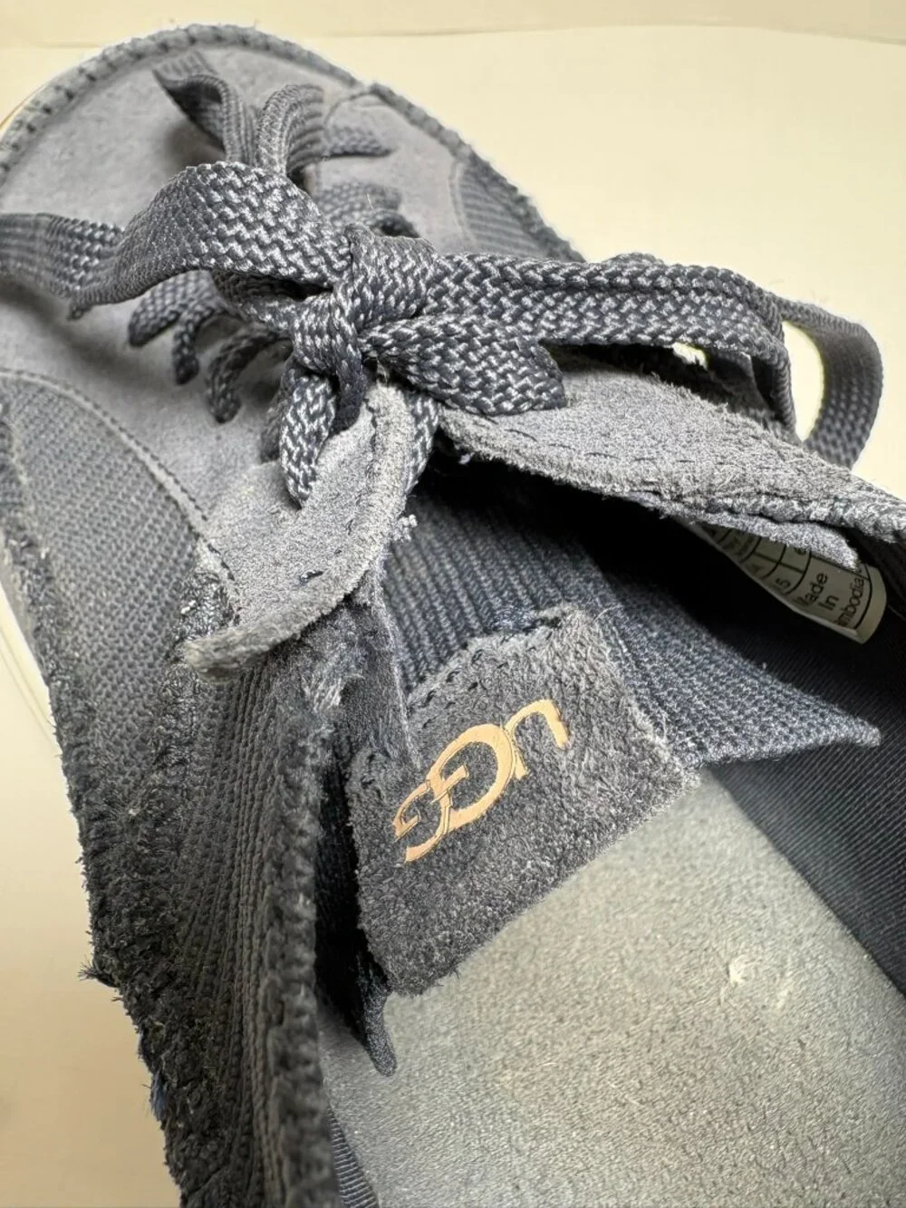 Ugg EZ Duzzit Platform Sneaker – Blue – Size 8.5 - Picture 15 of 16